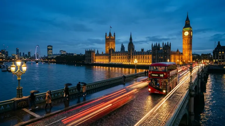 London Westminster, Big Ben, and Tower Bridge